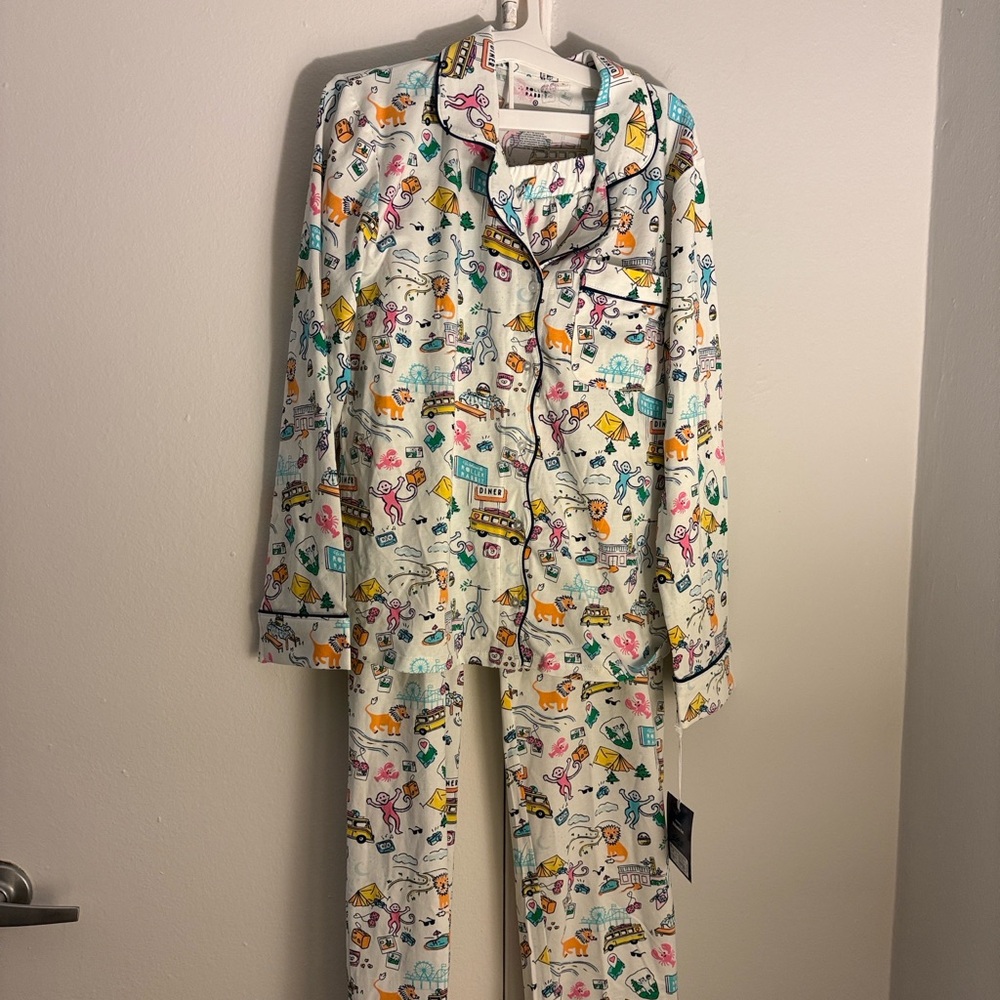 Roller Rabbit x Target Roadtrip Women’s Pajama Set Size XS NWT